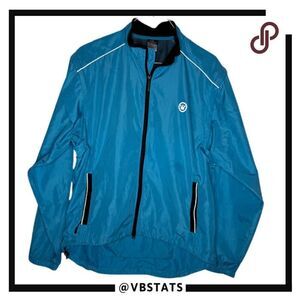 Canari Mens‎ Blue Cyclewear Razor Convertible Jacket Size Medium